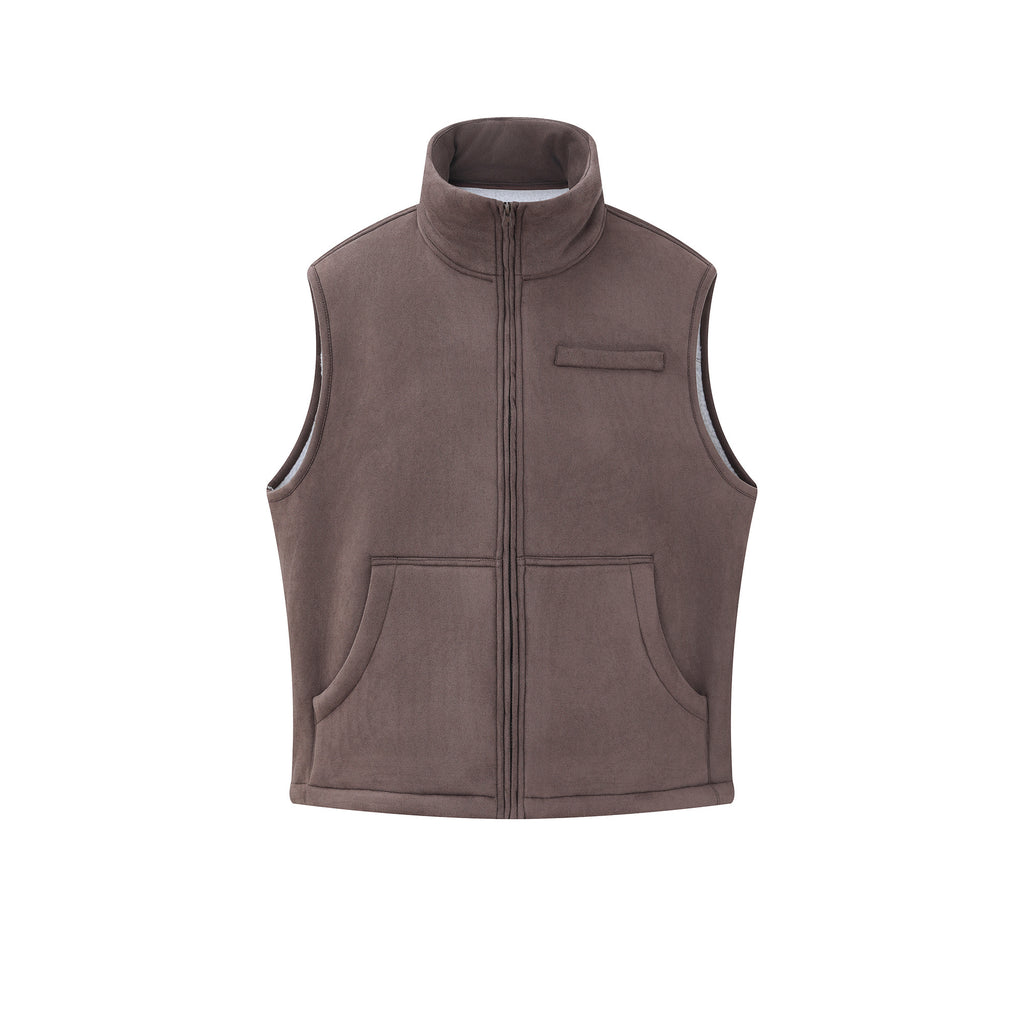 MADWITCH RETRO SUEDE FLEECE VEST #N1720