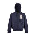 MADWITCH WASHED GRAPHIC-PATCH CROPPED ZIP HOODIE #2606WT5096