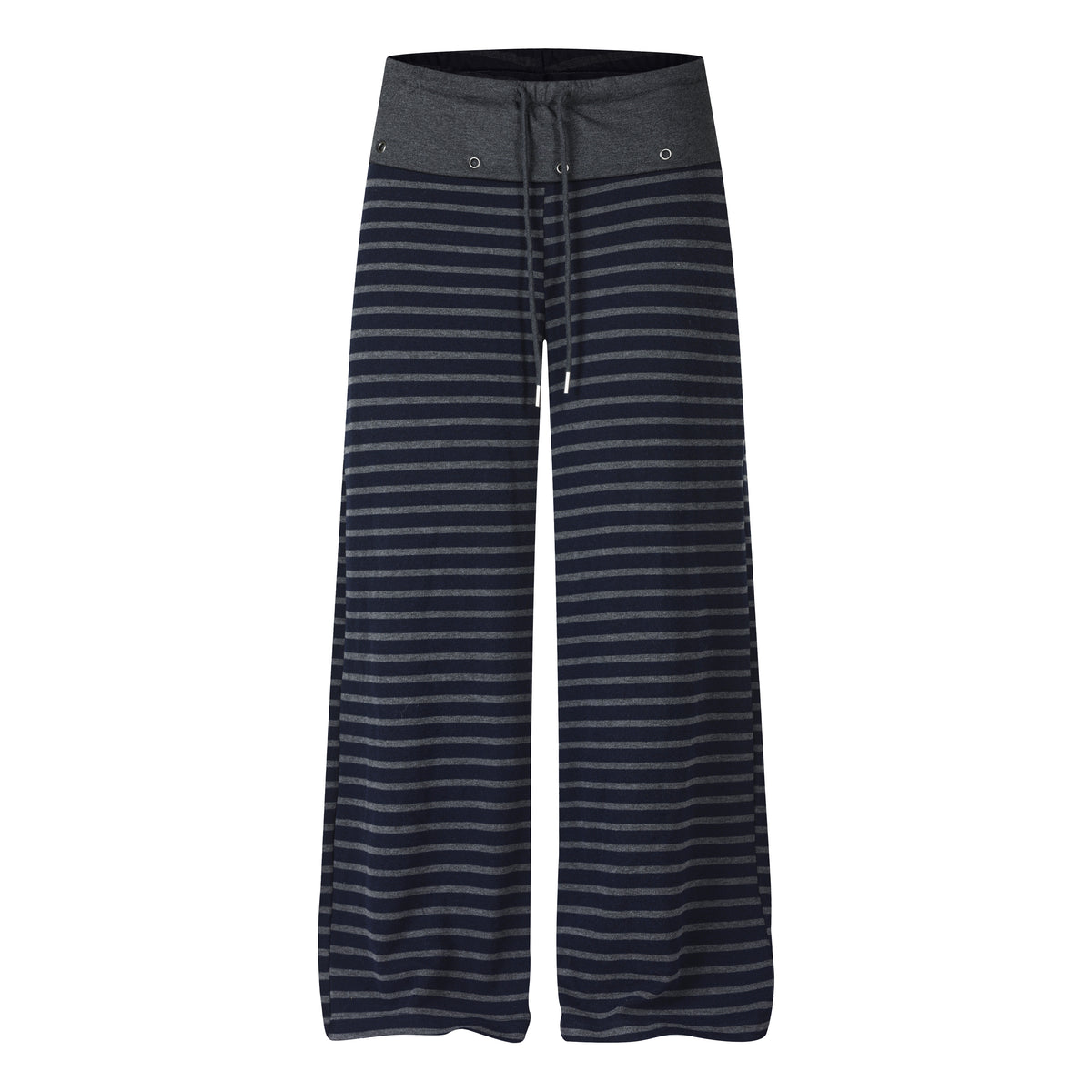 MADWITCH STRIPED STUDDED WIDE-WAISTBAND SWEATPANTS #C2026373