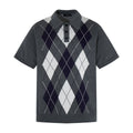 MADWITCH PREPPY DIAMOND KNIT POLO 26806 - MadWitch Store