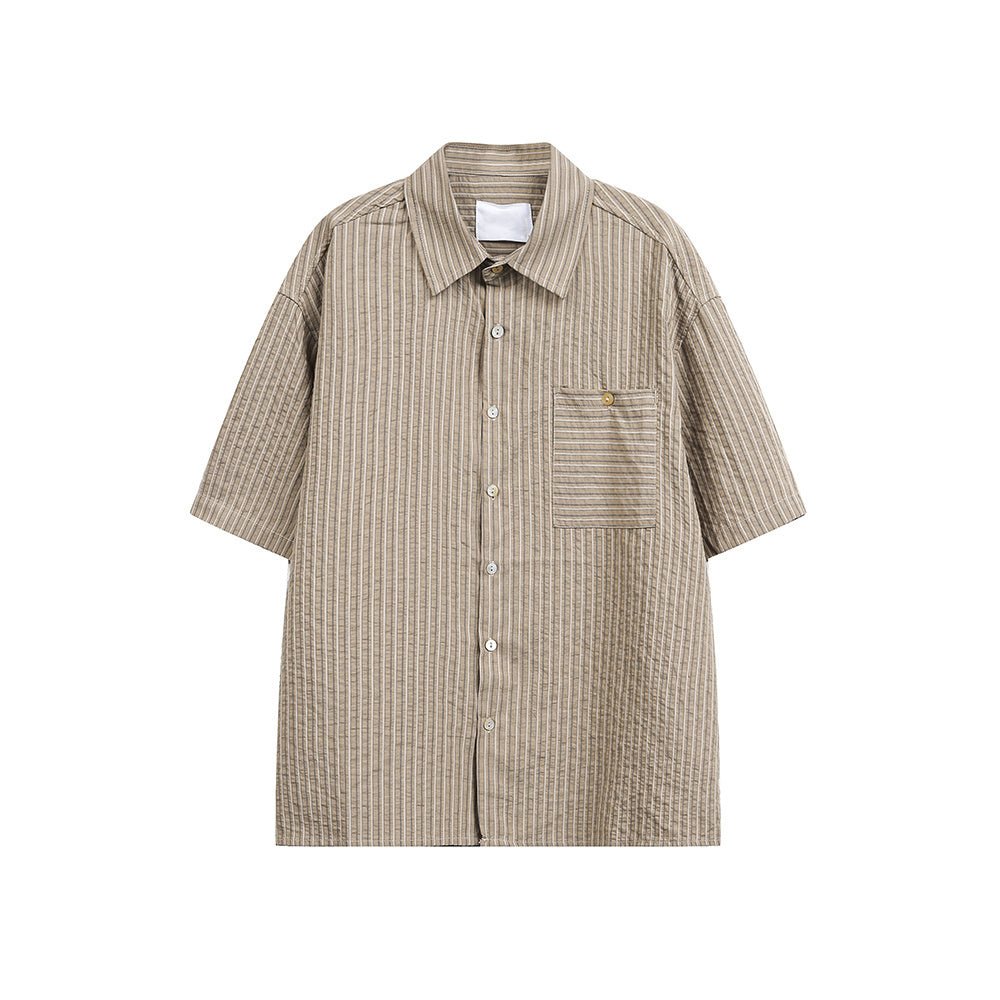 MADWITCH VINTAGE STRIPE RELAXED SHIRT RC119 - MadWitch Store