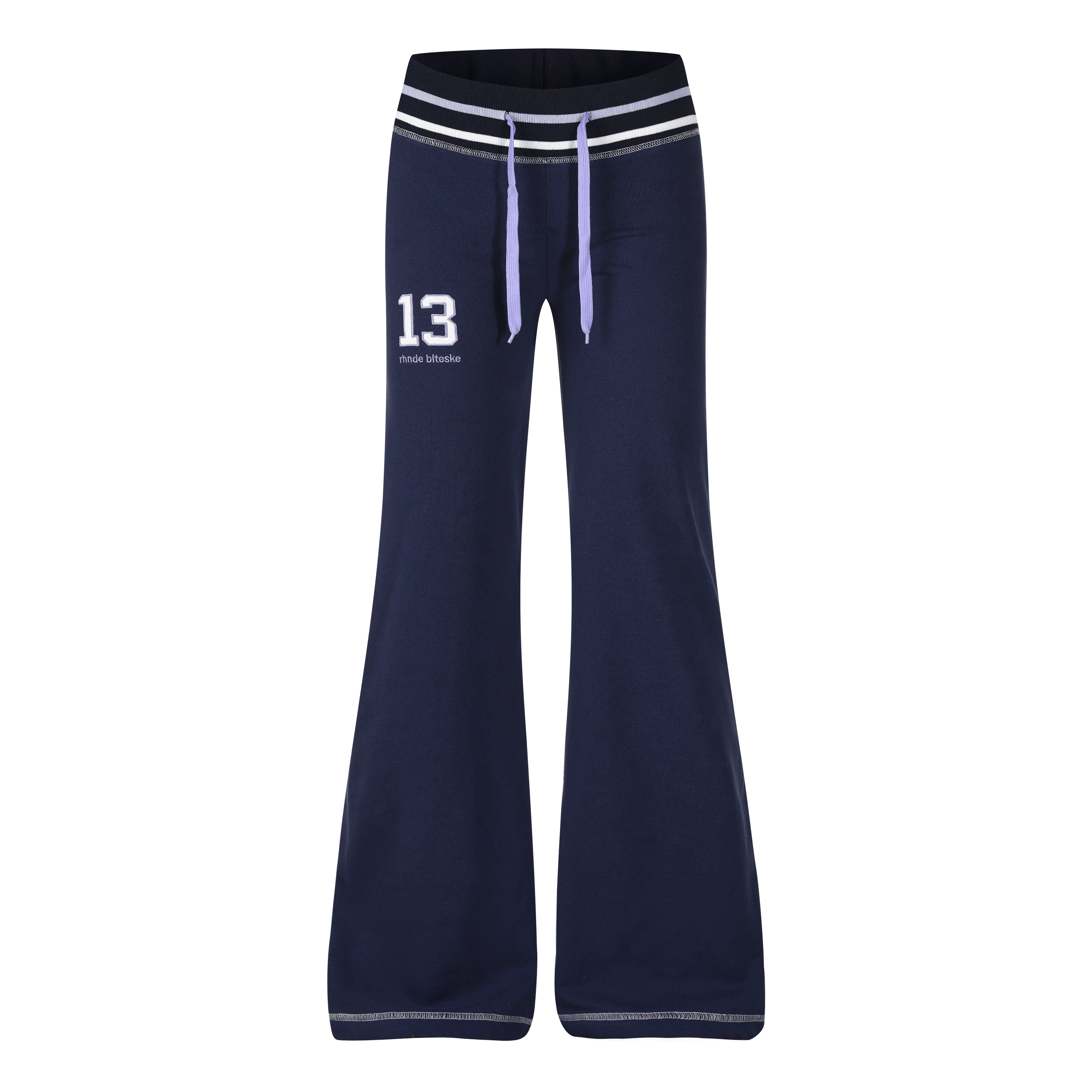 MADWITCH LOW-RISE GRAPHIC FLARED SWEATPANTS #L2026061