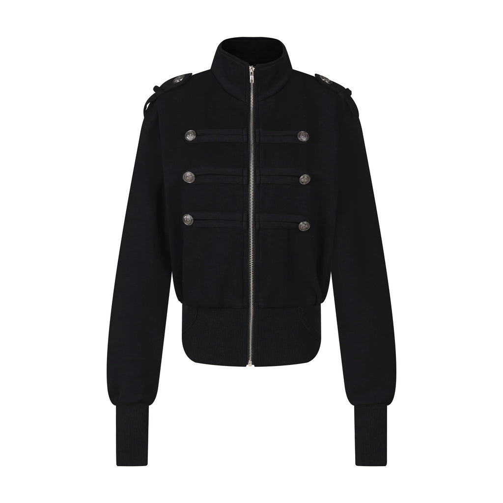 MADWITCH MILITARY NAPOLEON ZIP CARDIGAN #L2026550