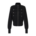 MADWITCH MILITARY NAPOLEON ZIP CARDIGAN #L2026550
