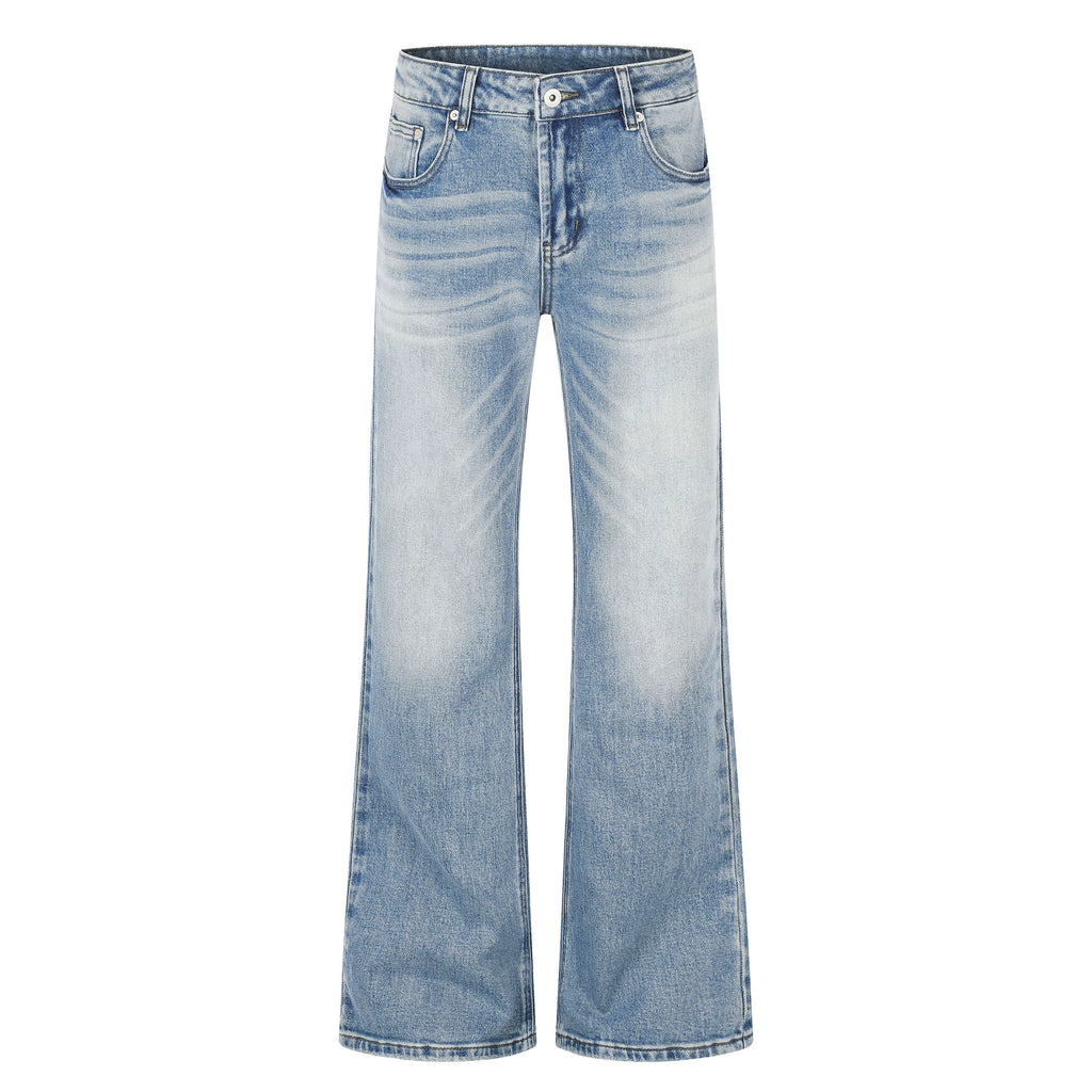 MADWITCH VINTAGE RAW-HEM FLARED JEANS #CN9855