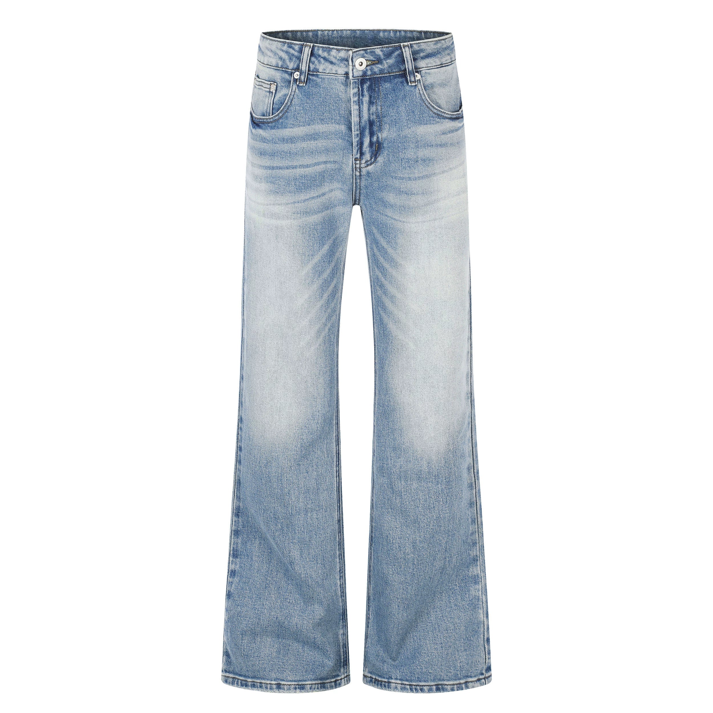 MADWITCH VINTAGE RAW-HEM FLARED JEANS #CN9855