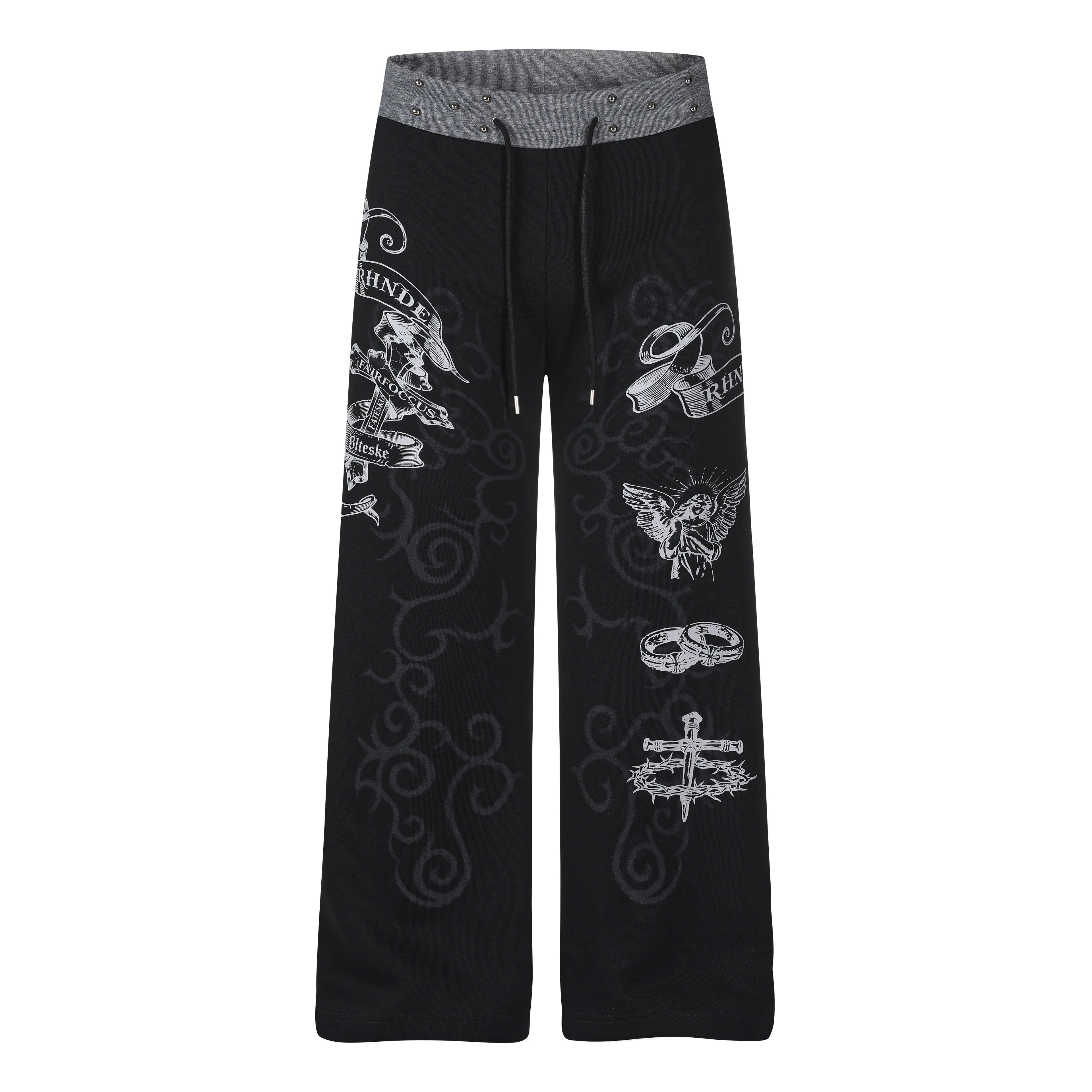 MADWITCH THORN ANGEL STUDDED SWEATPANTS #L2026543