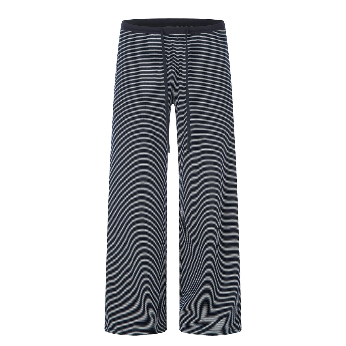 MADWITCH STRIPED LYOCELL WIDE-LEG TROUSERS #CN61103