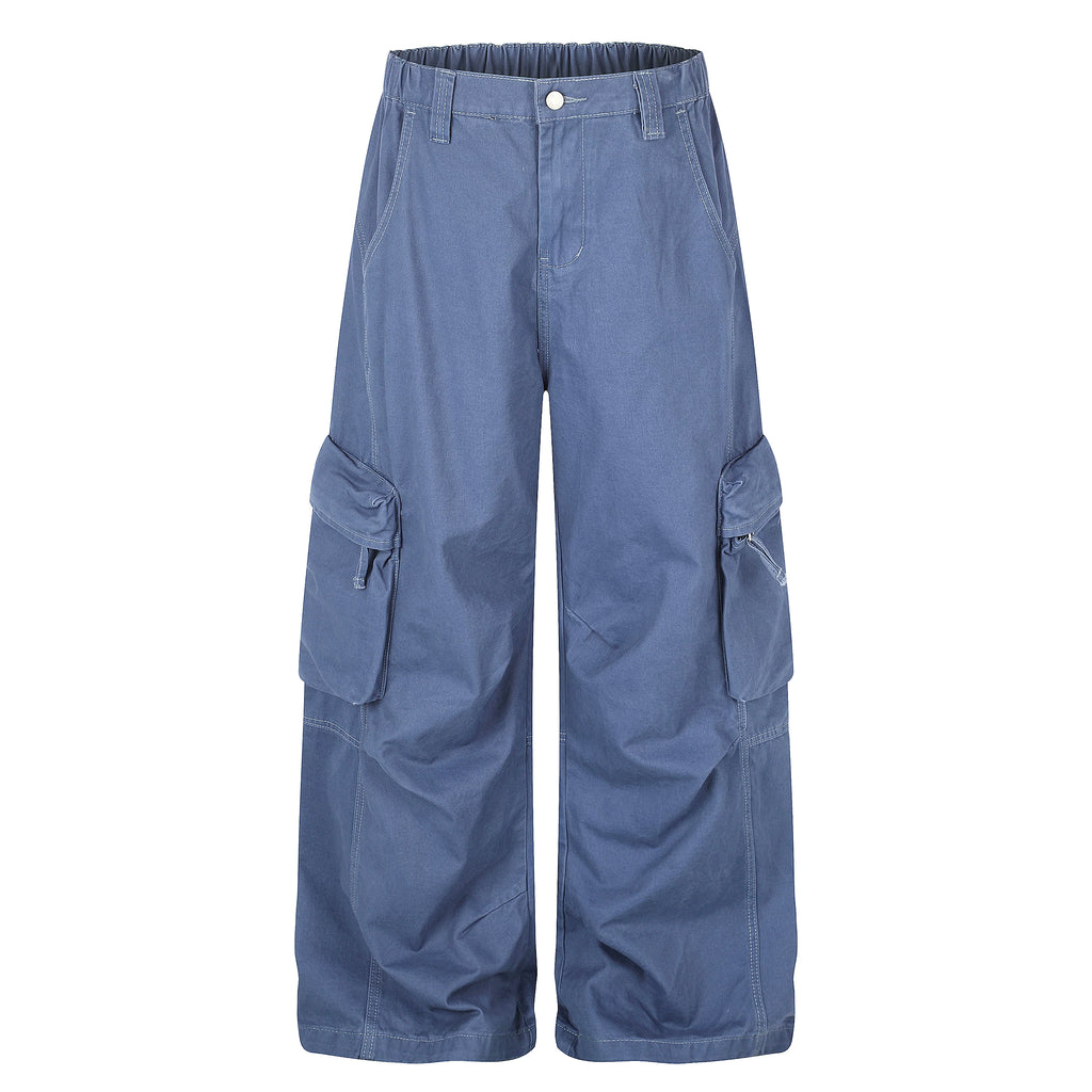 MADWITCH WASHED MULTI-POCKET CARGO PANTS #Z072