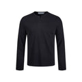 MADWITCH WOOL-BLEND HENLEY TEE #2605TX7054