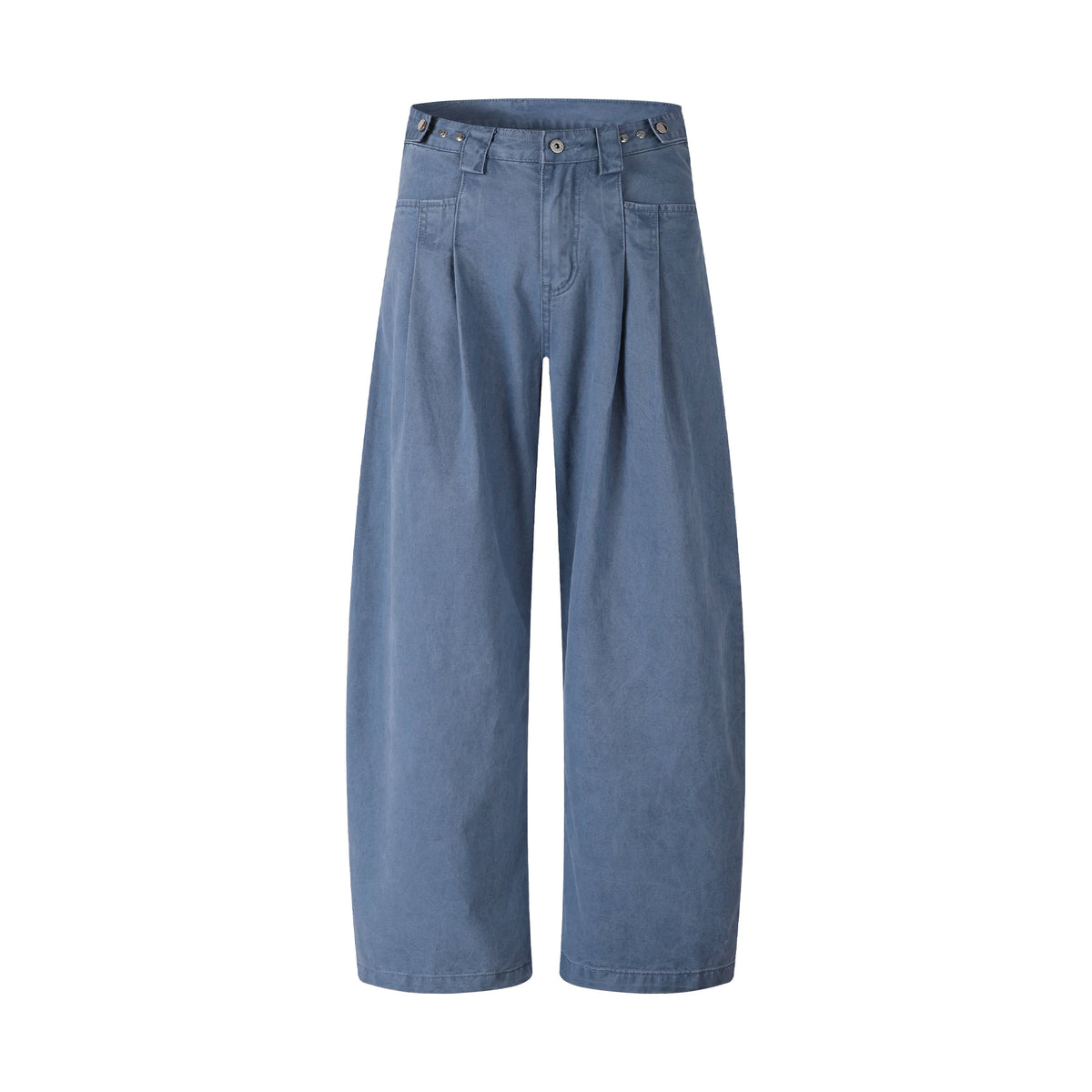 MADWITCH ADJUSTABLE PLEATED WIDE-LEG JEANS #DR6315