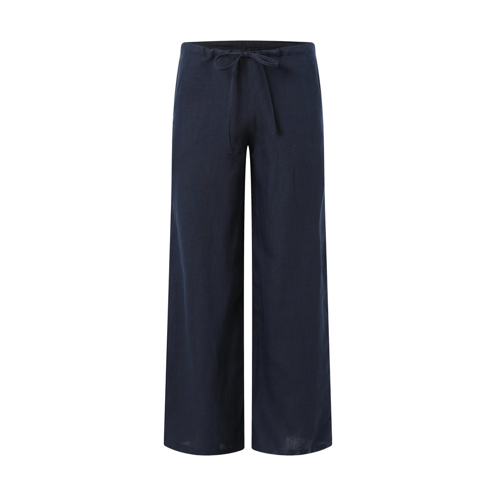 MADWITCH LYOCELL LINEN DRAWSTRING TROUSERS #NR6035