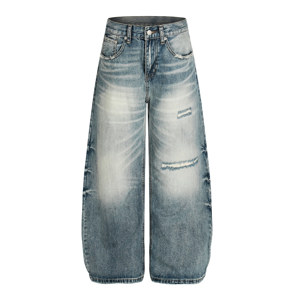 MADWITCH UNISEX INS STYLE DISTRESSED DENIM JEANS #G6867