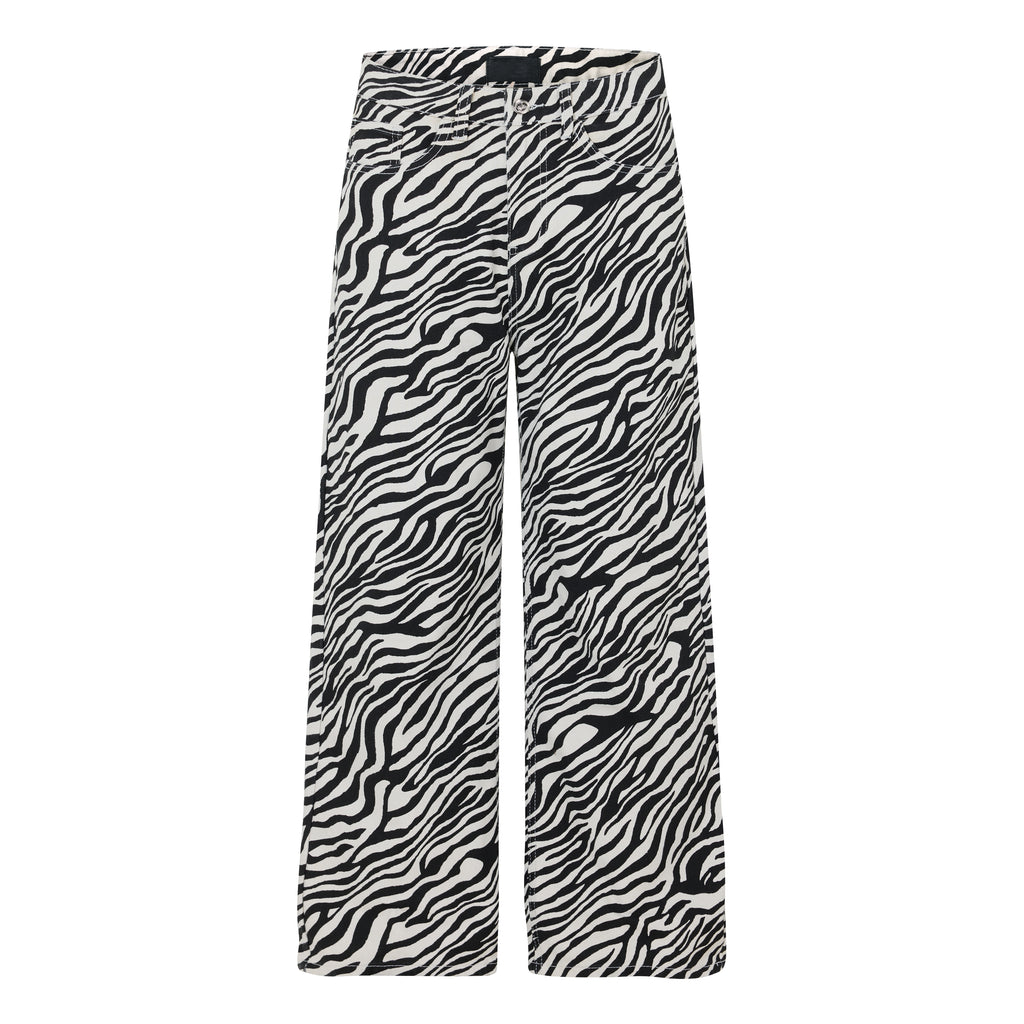 MADWITCH ZEBRA-PRINT RELAXED WIDE-LEG TROUSERS #2026779