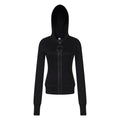 MADWITCH CROPPED CHUNKY-ZIP HOODIE #L2026590