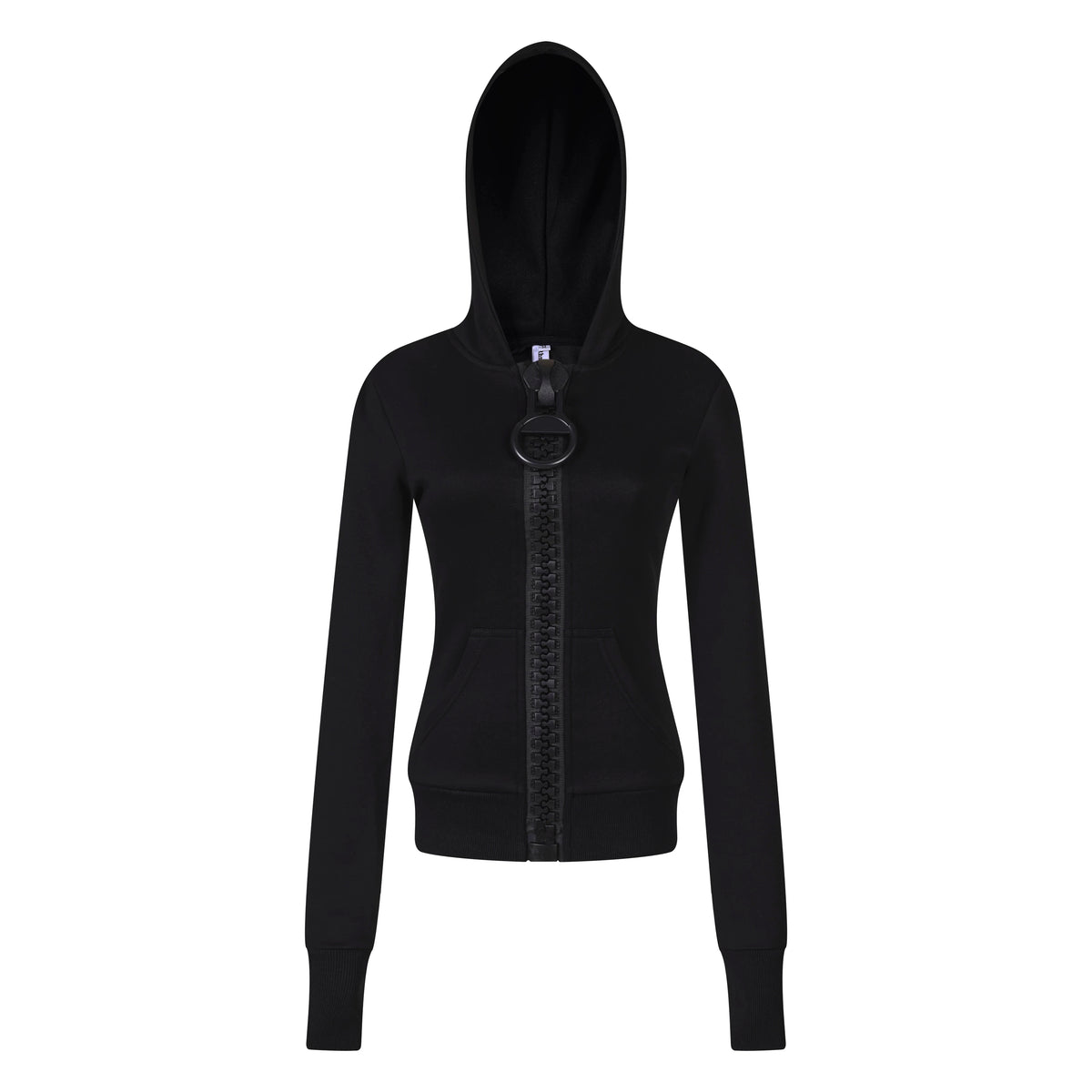 MADWITCH CROPPED CHUNKY-ZIP HOODIE #L2026590