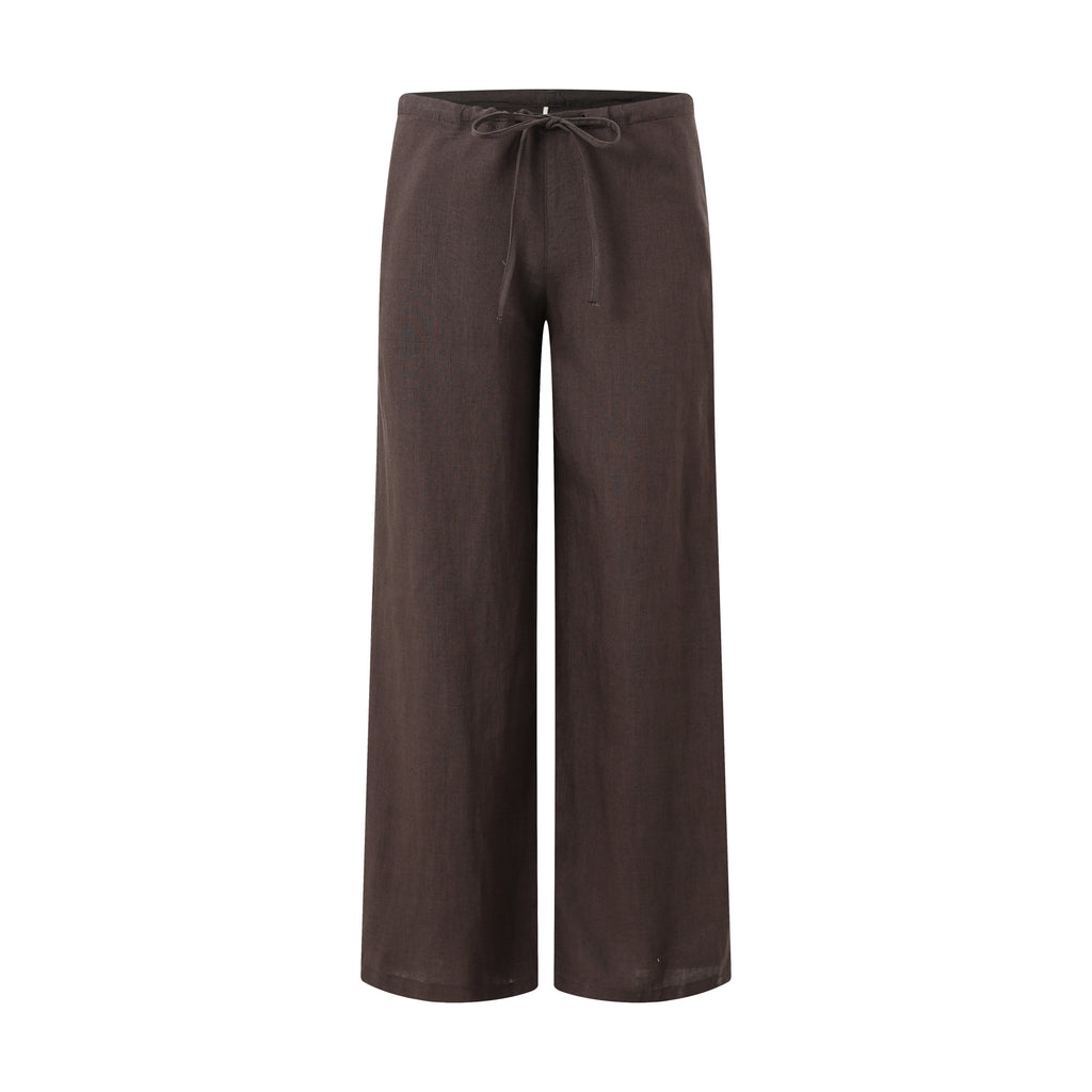 MADWITCH LYOCELL LINEN DRAWSTRING TROUSERS #NR6035