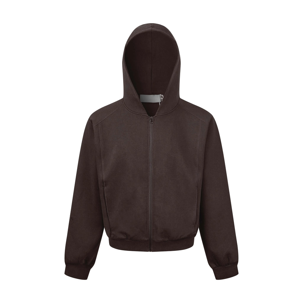 MADWITCH LYOCELL CROPPED ZIP HOODIE #2605WY7057