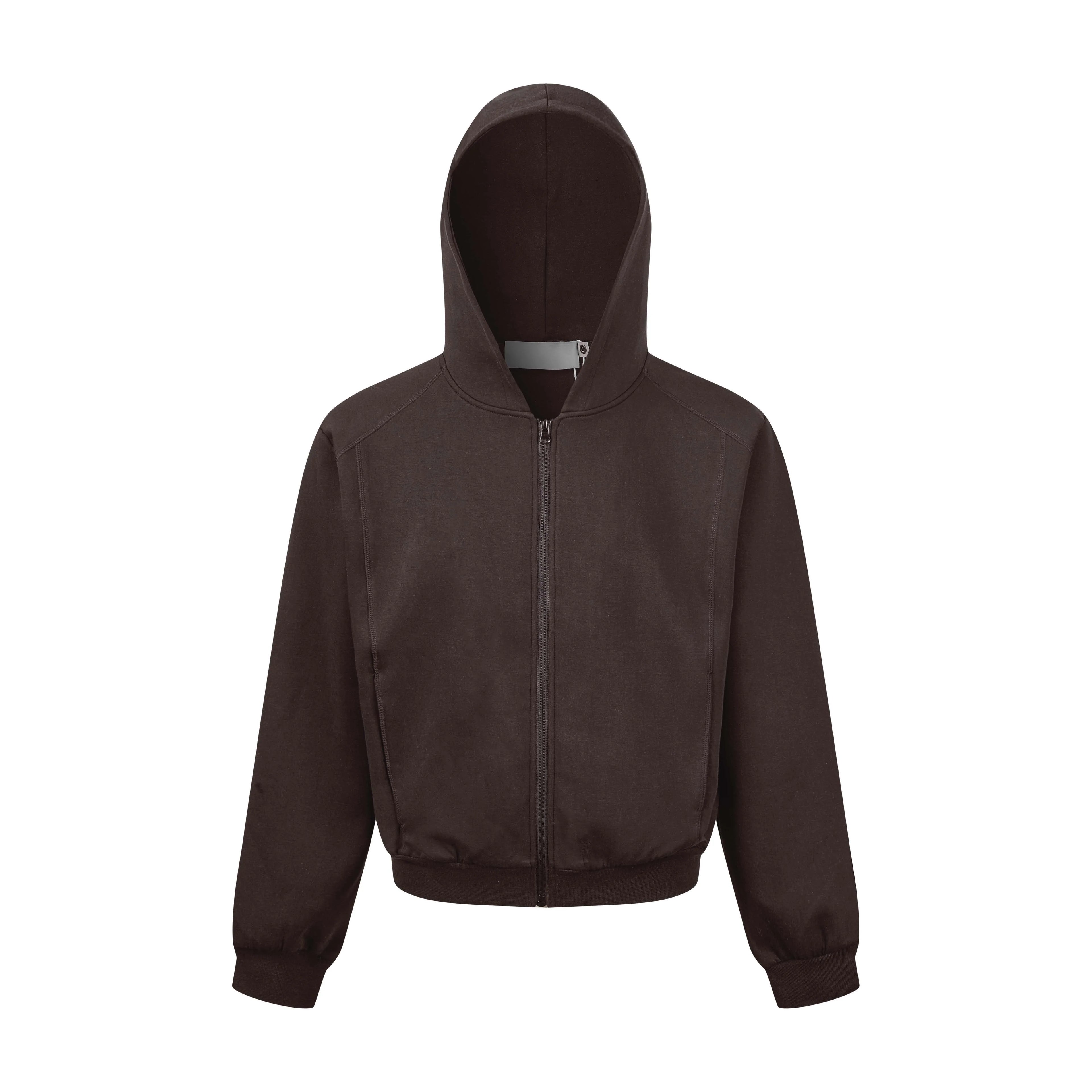 MADWITCH LYOCELL CROPPED ZIP HOODIE #2605WY7057