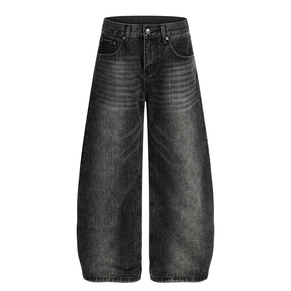 MADWITCH UNISEX HIGH STREET WIDE LEG JEANS #G6669-2