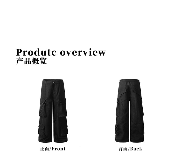 MADWITCH BAGGY WIDE-LEG WORK PANTS #C5604