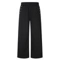 MADWITCH EYELET STUDDED WIDE-LEG SWEATPANTS #CK61109