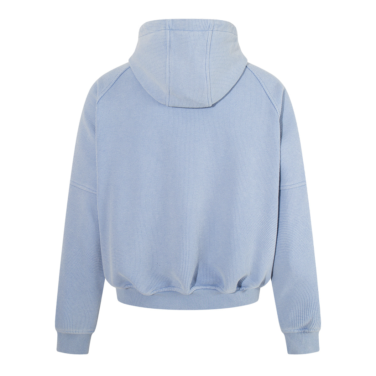 MADWITCH WAFFLE-KNIT BUCKLE-CLOSURE HOODED JACKET #AW26154