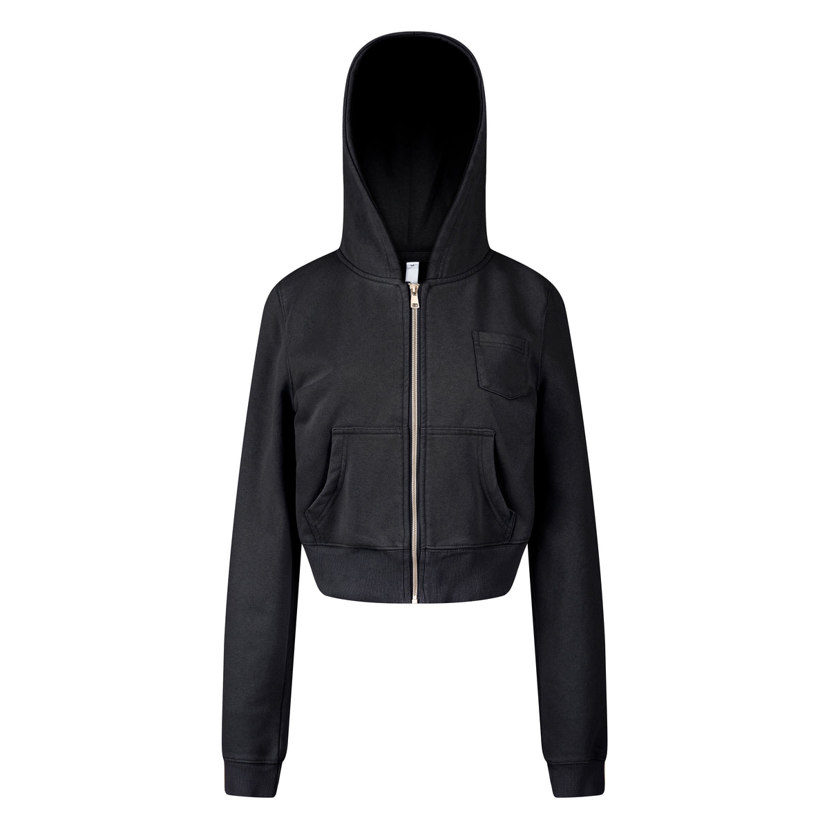MADWITCH WASHED CROPPED ZIP HOODIE #2026712