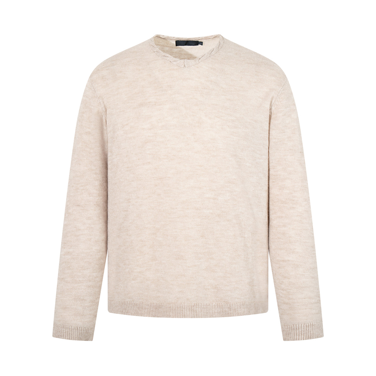 MADWITCH SLOUCHY ROLLED-EDGE V-NECK SWEATER #AW26831