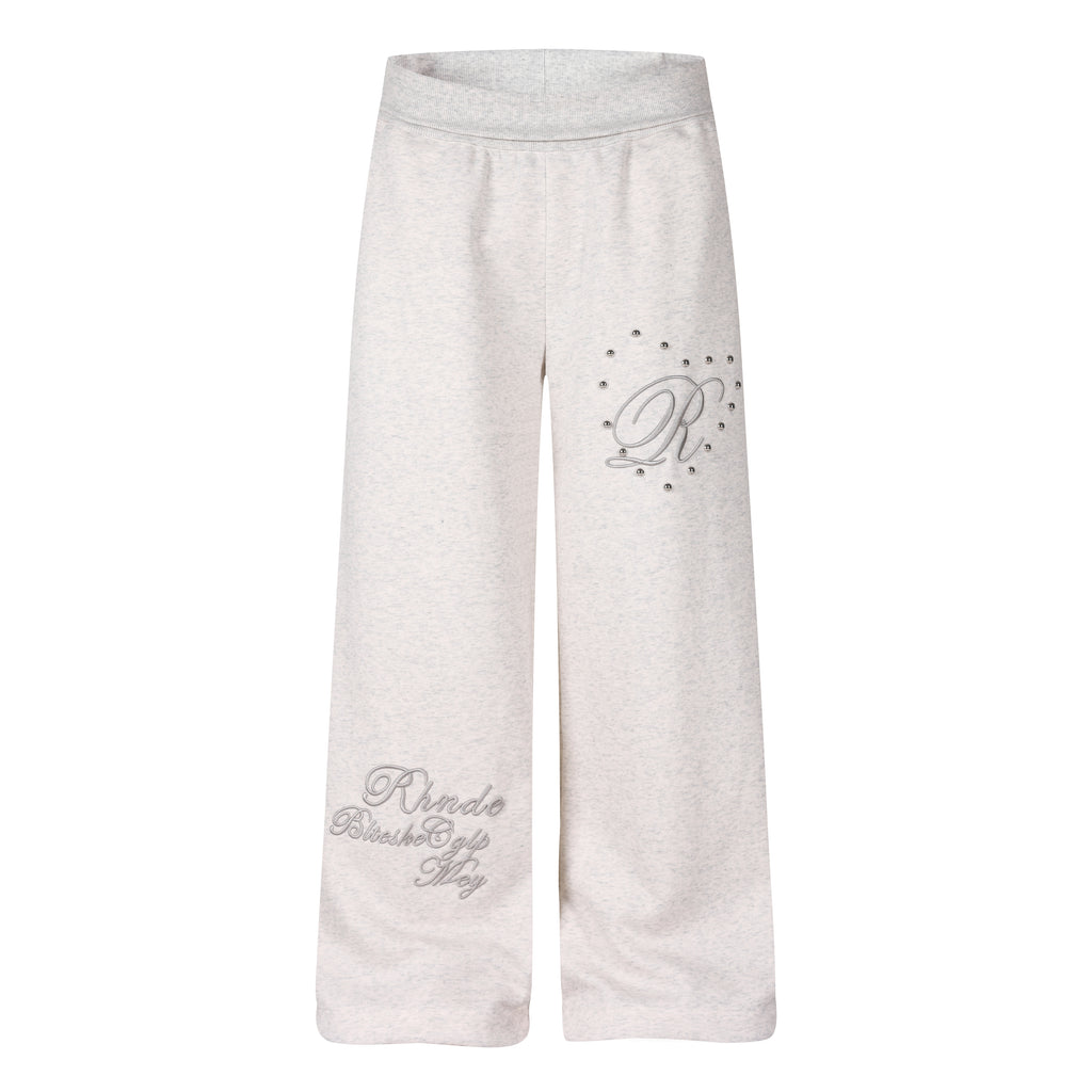 MADWITCH STUDDED FOLD-OVER WIDE-LEG SWEATPANTS #L2026617