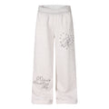 MADWITCH STUDDED FOLD-OVER WIDE-LEG SWEATPANTS #L2026617