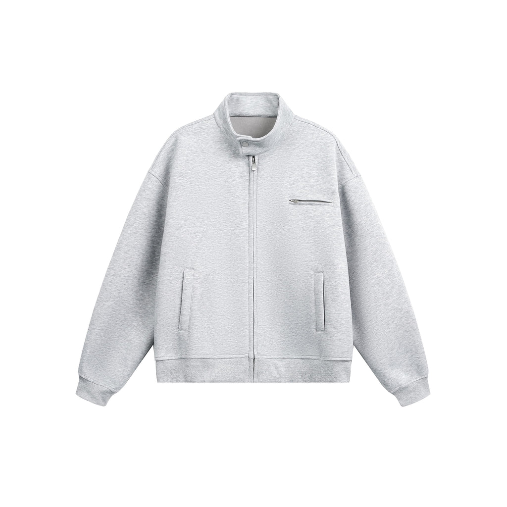 MADWITCH UNISEX MINIMALIST STAND COLLAR JACKET #AB1080