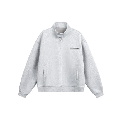 MADWITCH UNISEX MINIMALIST STAND COLLAR JACKET #AB1080