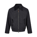 MADWITCH CONTRAST-COLLAR TWO-WAY-ZIP HARRINGTON JACKET #2606WT6067