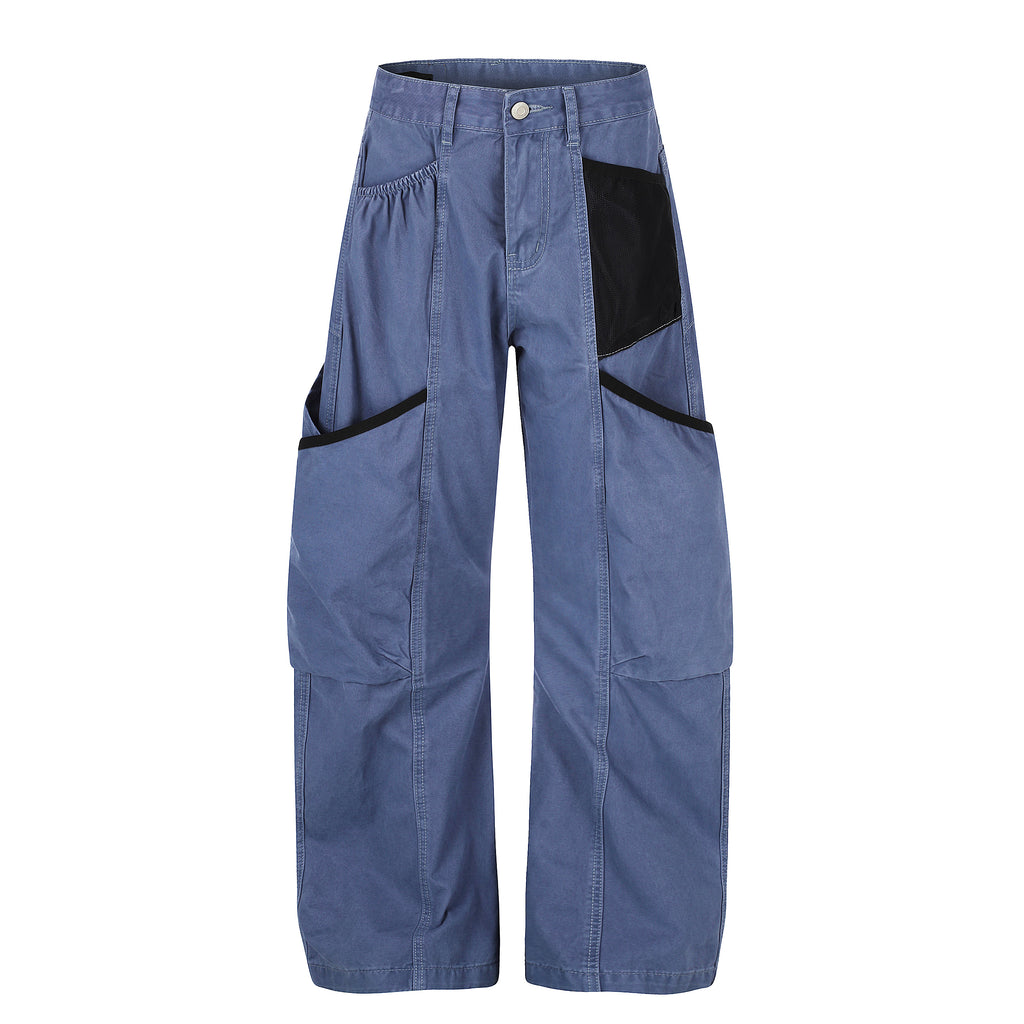 MADWITCH WASHED MESH CARGO PANTS #Z068