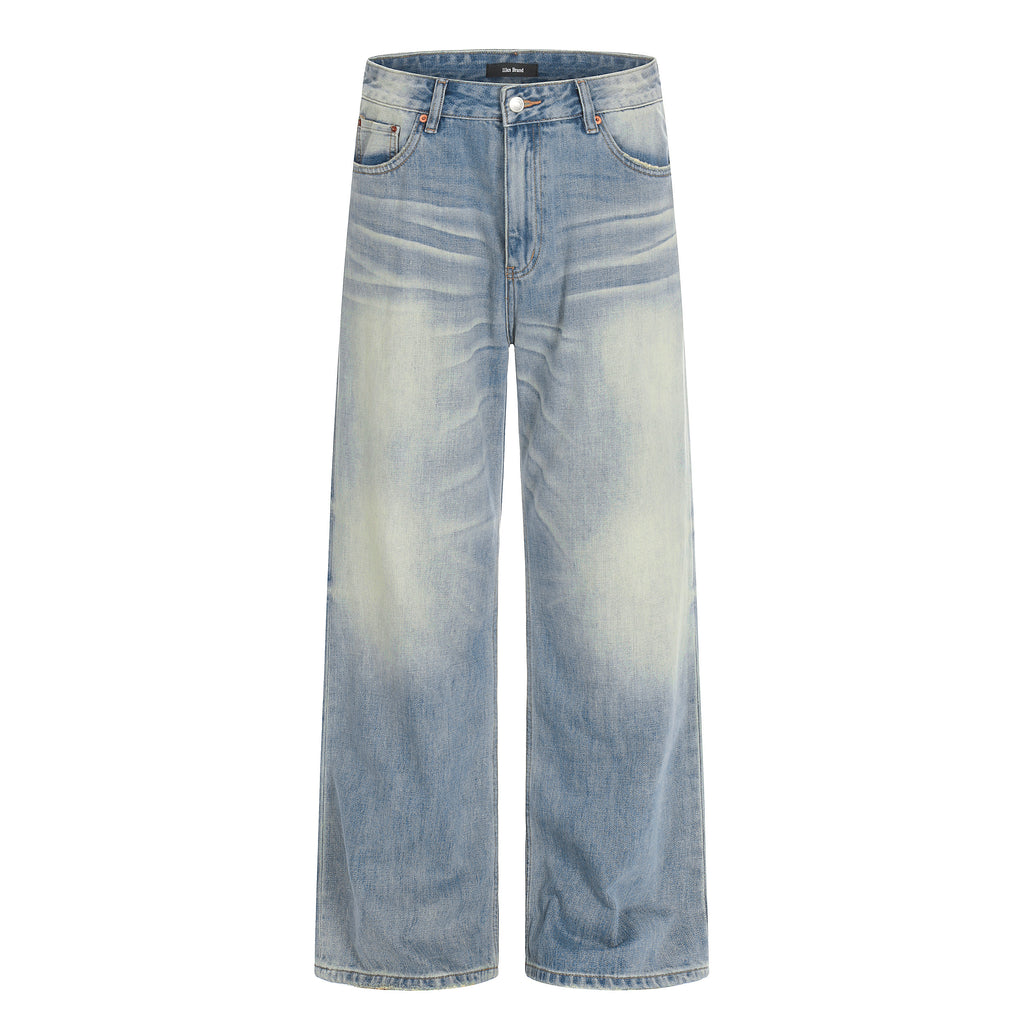 MADWIT WASHED STRAIGHT LEG JEANS #GP5573