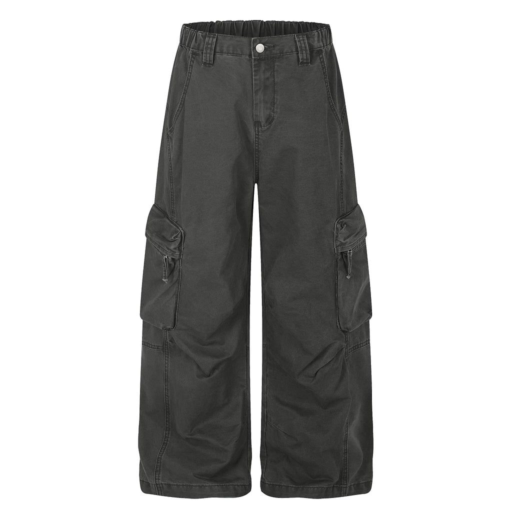 MADWITCH WASHED MULTI-POCKET CARGO PANTS #Z072