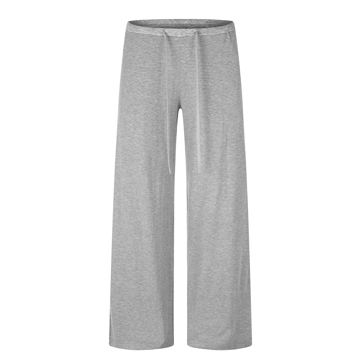 MADWITCH STRIPED LYOCELL WIDE-LEG TROUSERS #CN61103