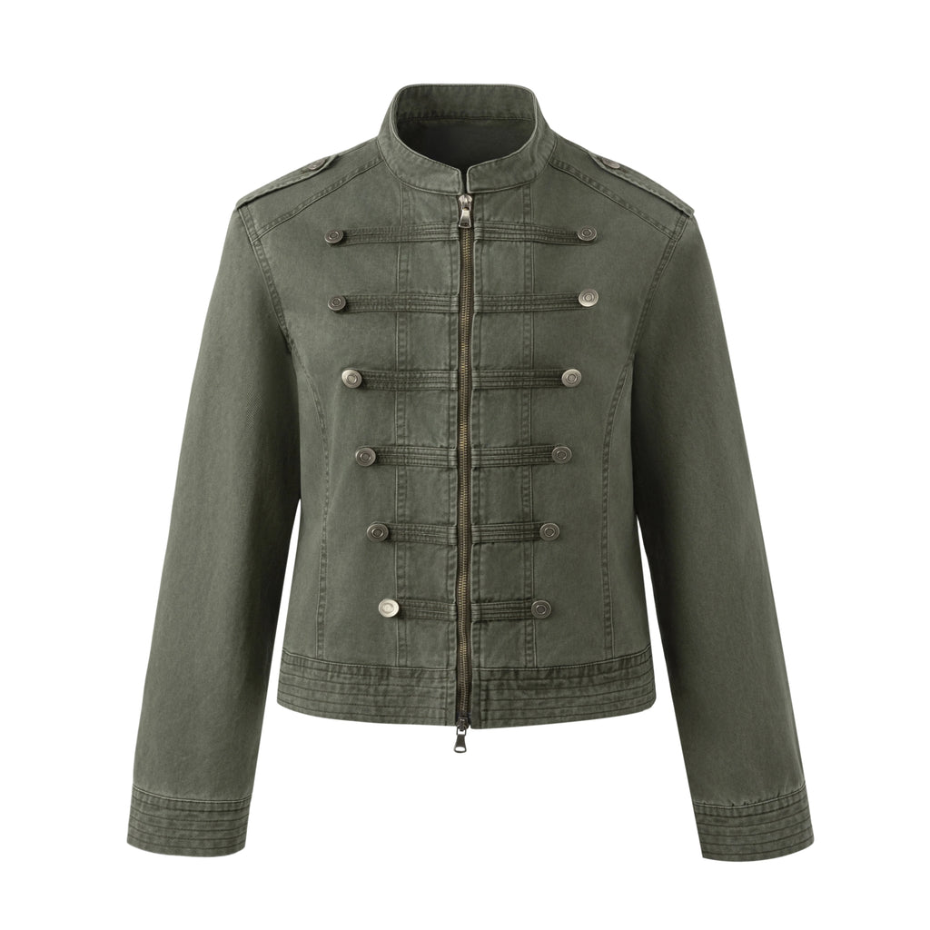MADWITCH WASHED NAPOLEON STAND-COLLAR JACKET #26W60