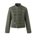 MADWITCH WASHED NAPOLEON STAND-COLLAR JACKET #26W60