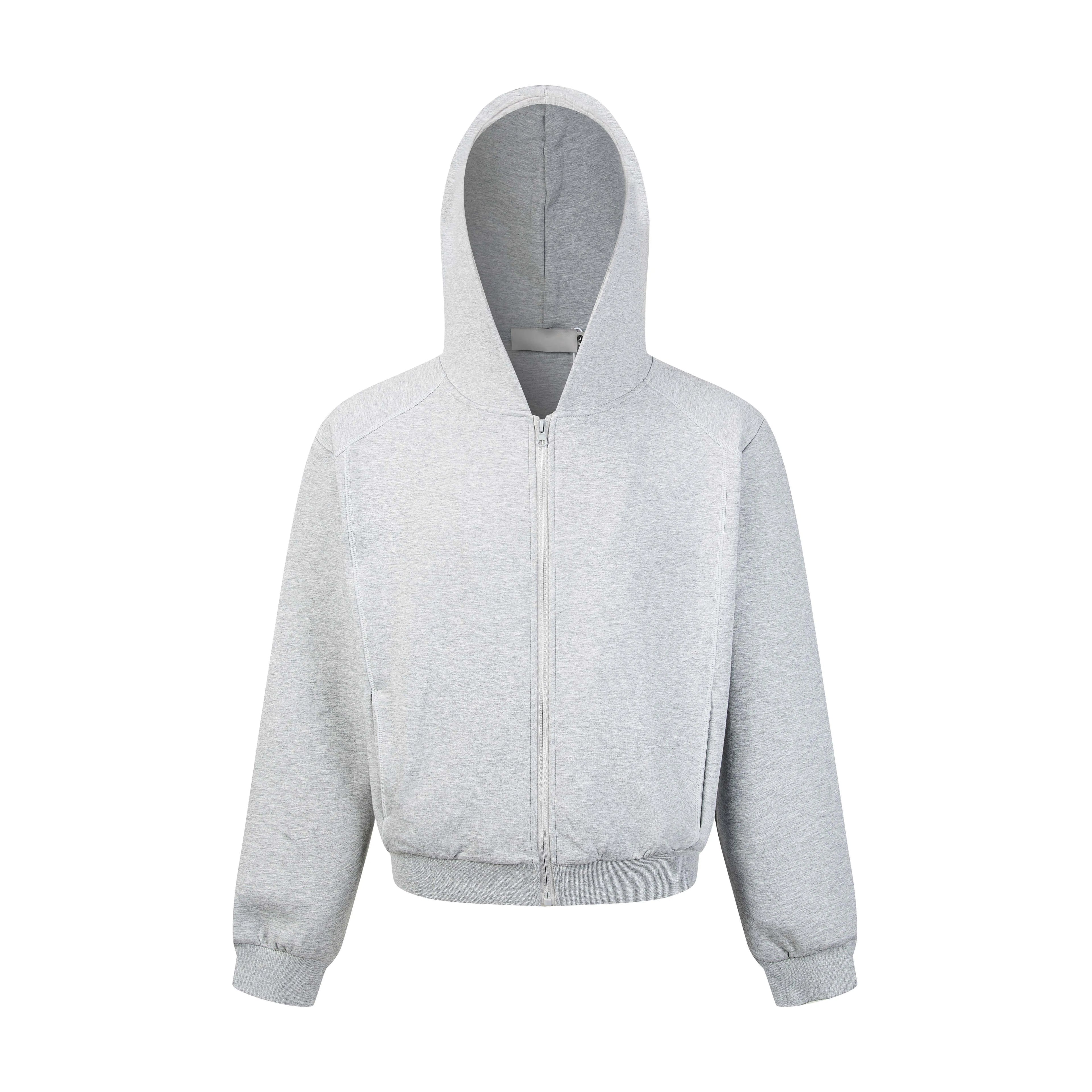 MADWITCH LYOCELL CROPPED ZIP HOODIE #2605WY7057