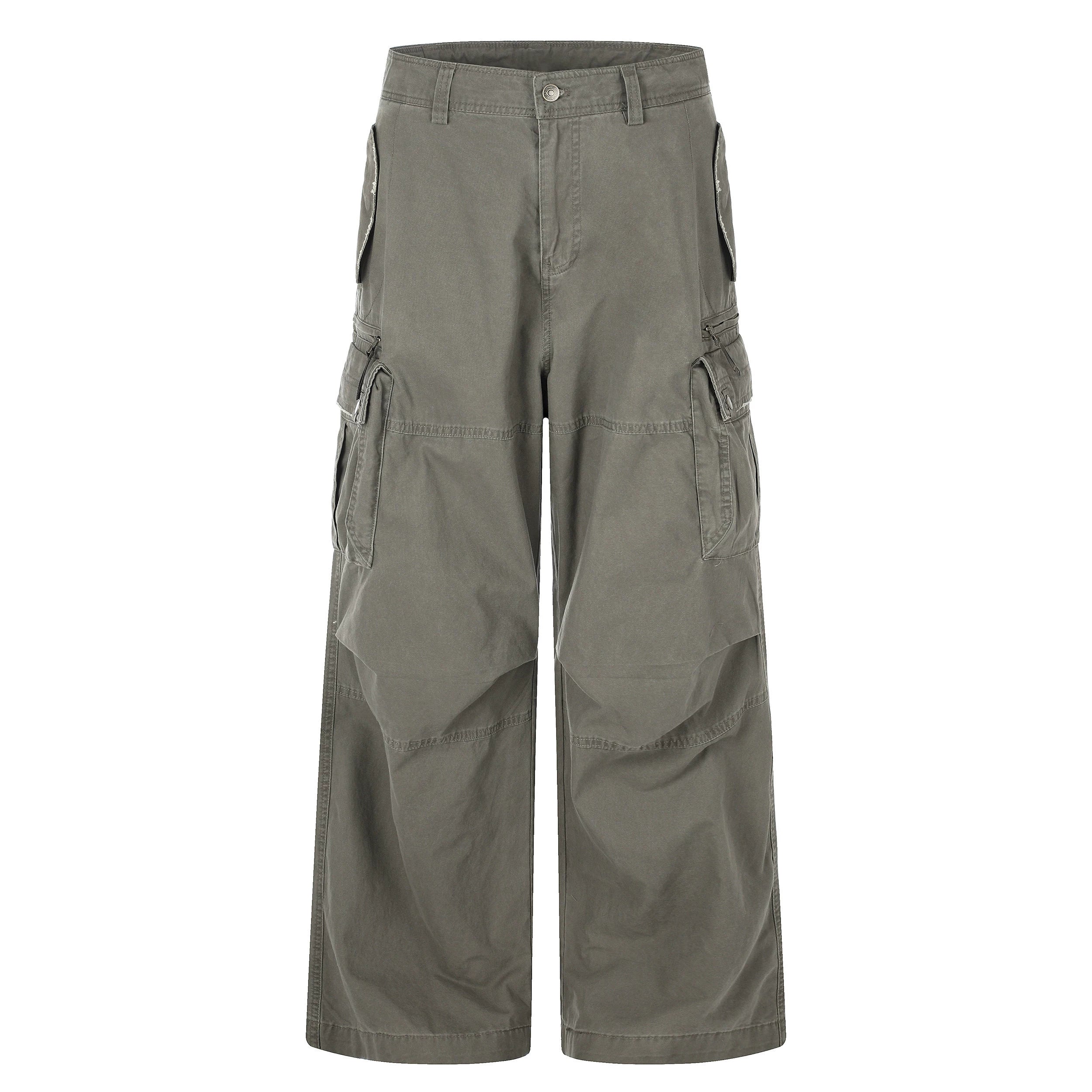 MADWITCH VINTAGE DISTRESSED CARGO PANTS #CK61082