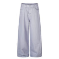 MADWITCH LAVENDER-WASH WIDE-LEG JEANS #A646