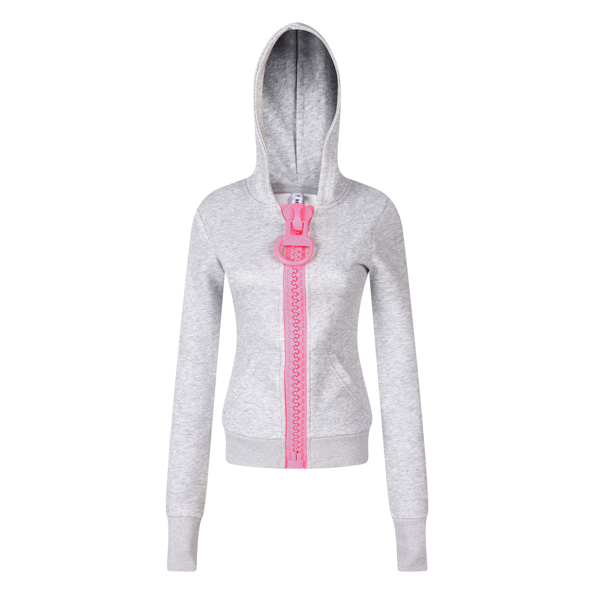 MADWITCH CROPPED CHUNKY-ZIP HOODIE #L2026590