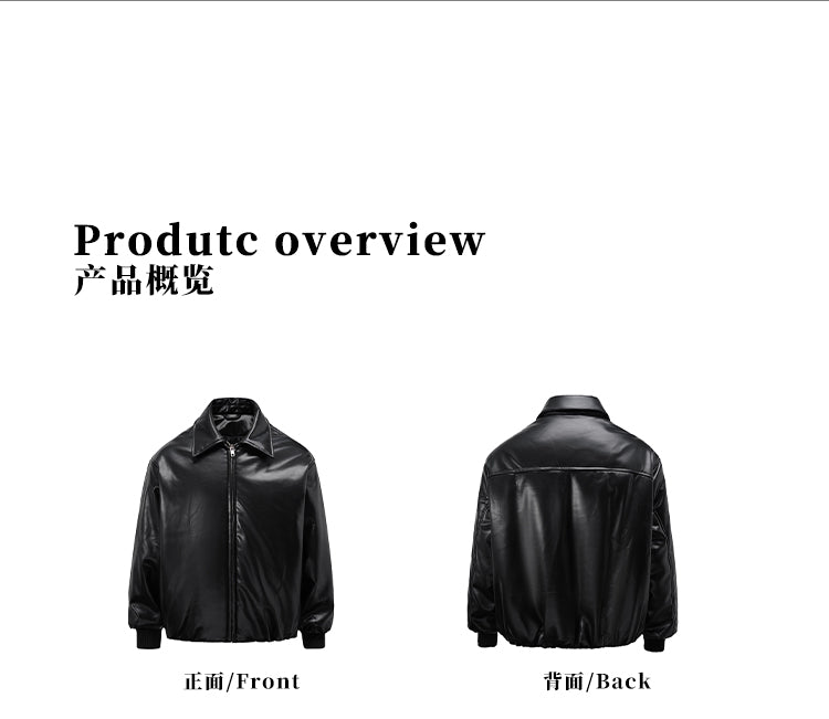 MADWITCH WARM LEATHER PADDED JACKET #H257