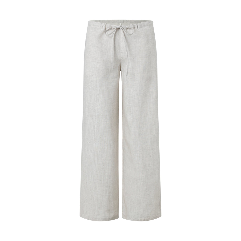 MADWITCH LYOCELL LINEN DRAWSTRING TROUSERS #NR6035