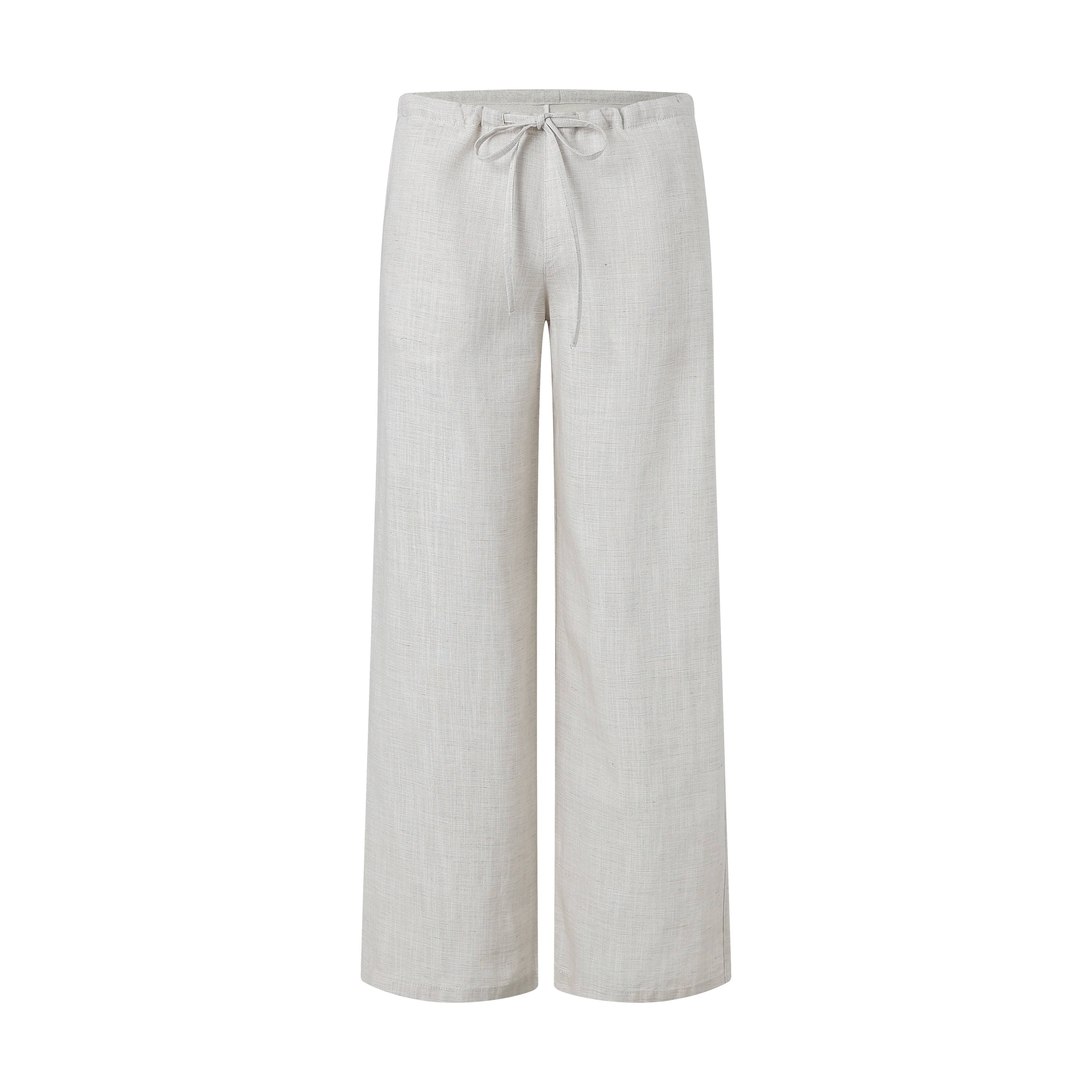 MADWITCH LYOCELL LINEN DRAWSTRING TROUSERS #NR6035