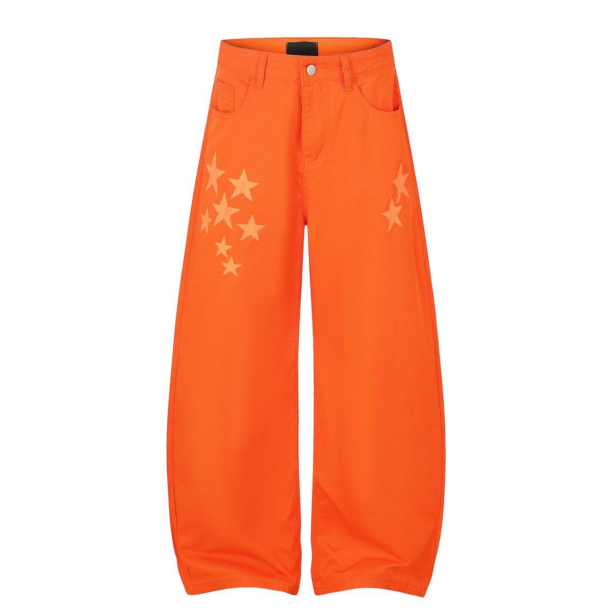 MADWITCH STAR-PRINT WASHED WIDE-LEG TROUSERS #G60156
