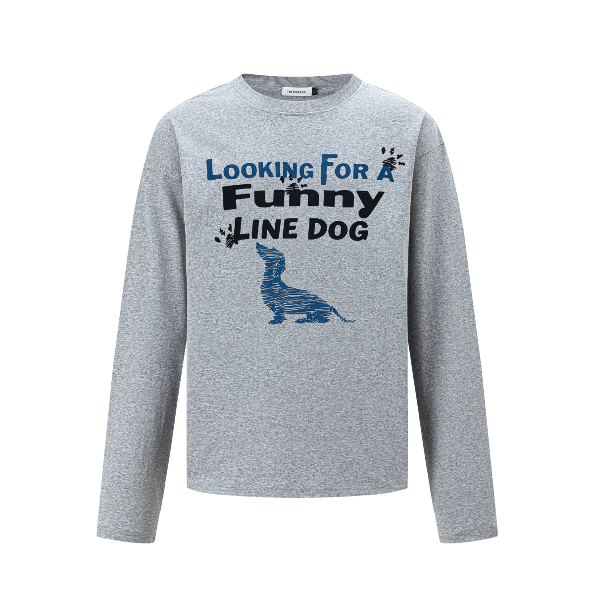 MADWITCH DACHSHUND GRAPHIC LONGSLEEVE T-SHIRT 27603 - MadWitch Store