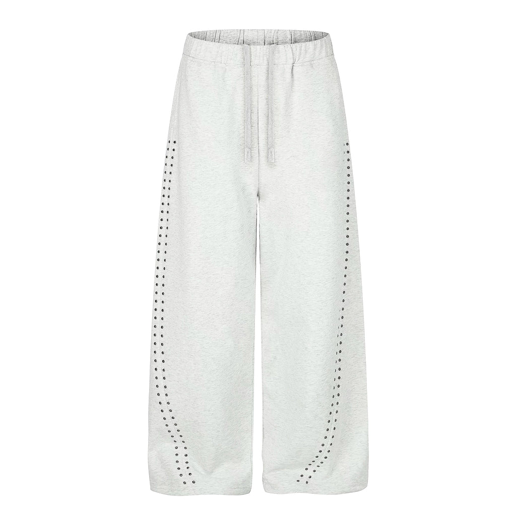 MADWITCH STUDDED WIDE-LEG SWEATPANTS #C1028